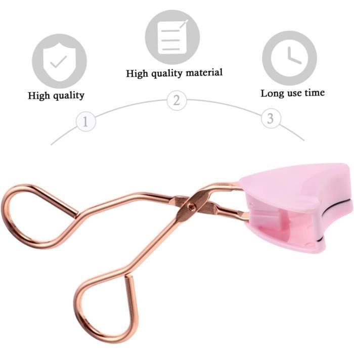 IWOWHERO Lot de 4 recourbe-cils à pince grand angle pour maquillage de voyage