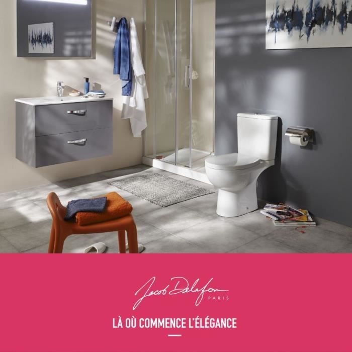 WC poser sans bride Patio abattant E22918 00 Cdiscount Bricolage
