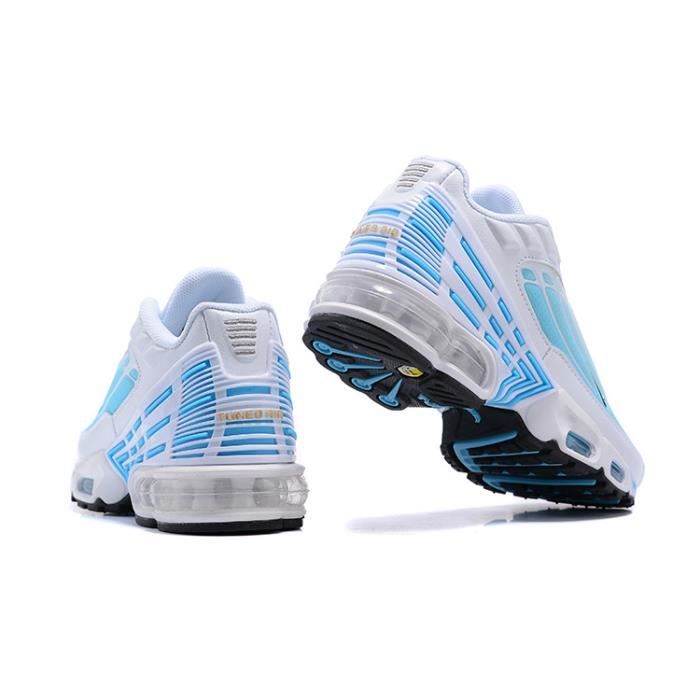 Air max plus best sale 3 blanche et bleu