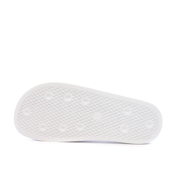 Claquettes Blanche Homme Adidas Adilette Cdiscount Sport