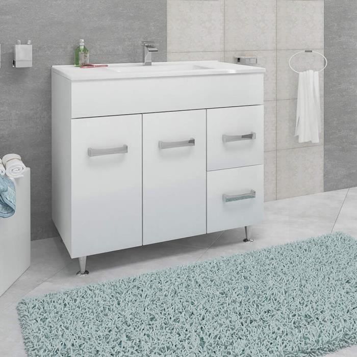 Meuble salle de bain TIM 100cm avec lavabo - couleur au choix