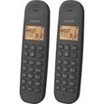 Téléphone fixe sans fil - LOGICOM - DECT ILOA 255T DUO - Noir - Avec répondeur-2