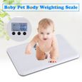 Pèse Bébé Digital Baby Scale(blanc) portable multifonction-2