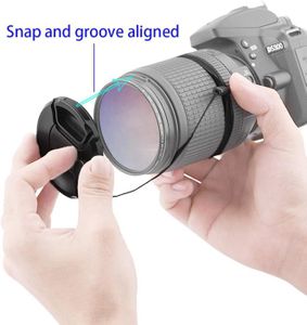 Bouchons D'objectif - Protastic Lot 2 Capuchons Objectif 58 Mm