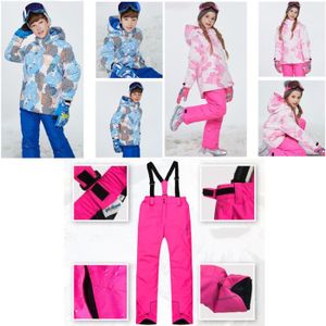 Ensemble Ski Pièces Combinaison De Ski Enfant Pièces Veste