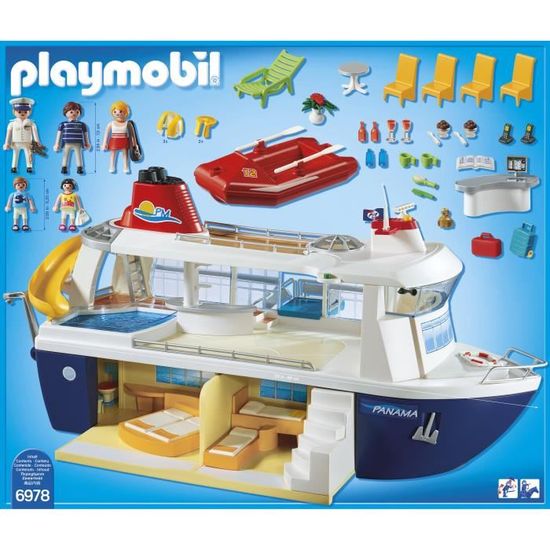 Playmobil 6978 Family Fun Bateau De Croisiere Achat Vente Univers Miniature Cdiscount