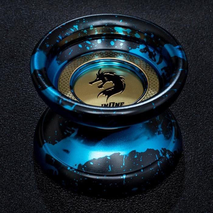 Yoyo en Métal, Boule de Yoyo Sans Réaction Avancée pour la Compétition pour les Adultes Or Noir