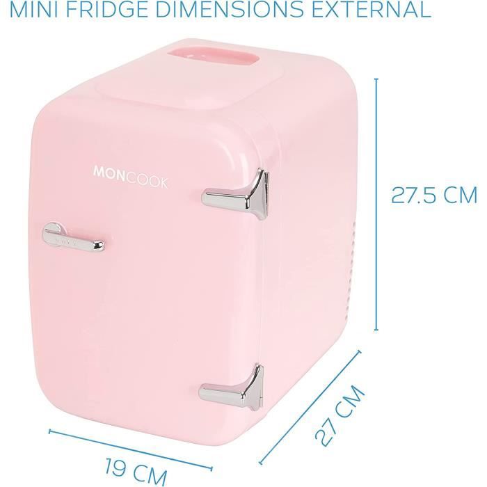 Mini réfrigérateur de soins de la peau pour chambre à coucher, voiture,  bureau et dortoir, refroidisseur électrique portable enfichable,  chauffe-aliments, 12,8 L - AliExpress