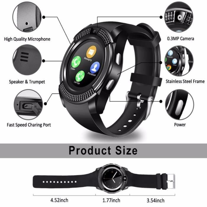 SAMSUNG GALAXY S8 MONTRE CONECT E SIM SD ANDRO DE Fitness