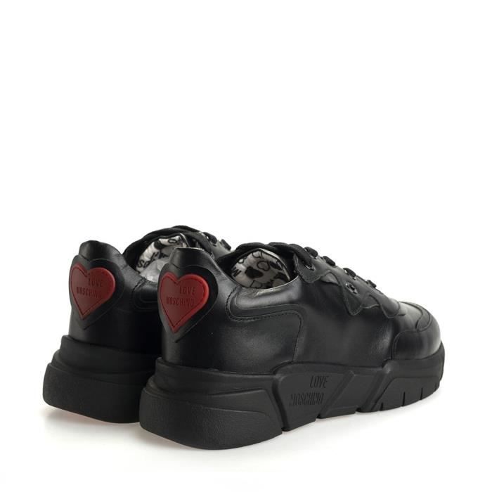 Chaussures LOVE MOSCHINO Sneakersy Noir Femme Adulte Noir Cdiscount Chaussures