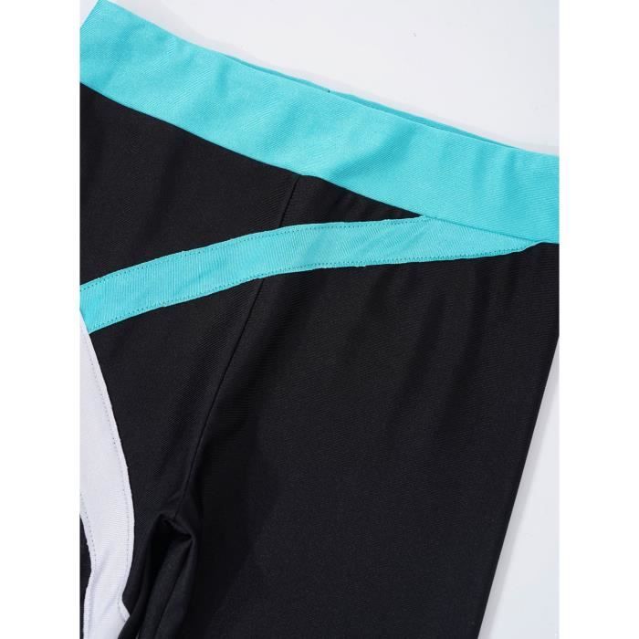 Yihuimin 3 Pieces Ensemble Tenue Gymnastique Fille Enfant Justaucorps