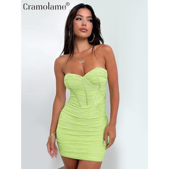 Robe moulante deals sans bretelle
