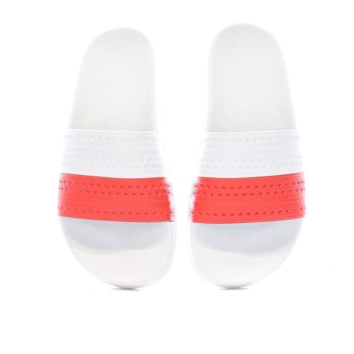 Claquettes Blanche Homme Adidas Adilette Cdiscount Sport