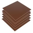 ATOMSTACK 6 pièces bois brut marron 3mm 12 "x 12" artisanat en bois pour gravure Laser CNC découpe projets de bricolage-3