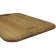 RYBA Planche à découper en Bois - Excellente alternative au plateau de service ou au plateau à fromage - dimensions 34 x 24 x 2 cm-3