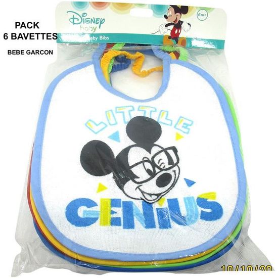 Le Repas De Bebe Lot De 6 Bavoirs Bebe Garcon Fille Disney Ce Set De Bavoir Souple En Eponge Pour Bebes Est En Coton Ab Cdiscount Puericulture Eveil Bebe