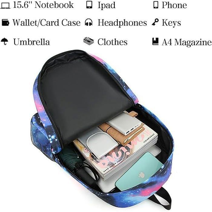 Sac à Dos Scolaire Enfant Sac A Dos Scolaire Ecole Sac Crayon+ Sac à Bandoulière Lycee Garçon Sac à Dos Pour Collège