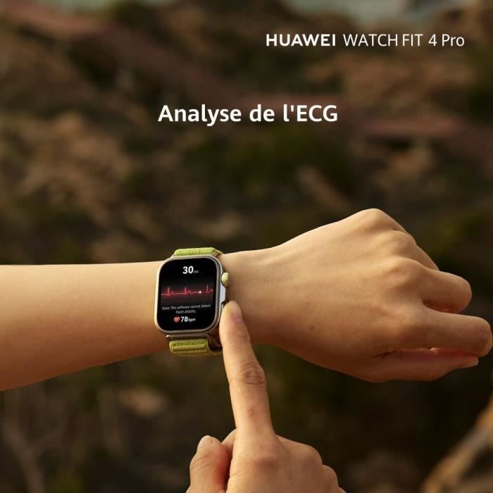 Montre connectée - HUAWEI - Watch FIT 4 PRO - Noir - Cdiscount