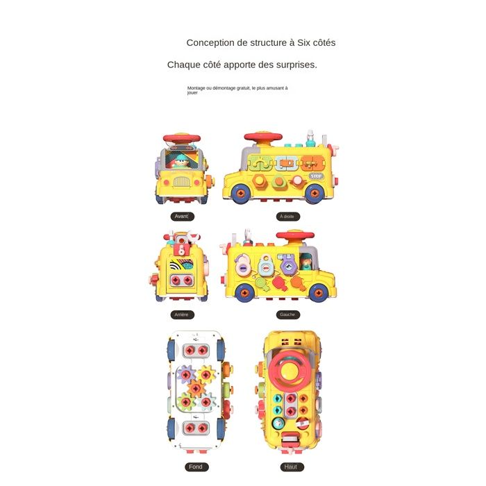 Teamsterz Mon Premier Camion JCB Take Apart Joey Digger | Jouet de perceuse à Batterie et Jouet de Construction Amovible | Jeu d'excavatrice de