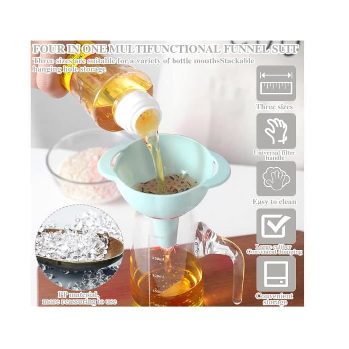 Entonnoir avec Bouchon Din61 pour Fût avec Filtre et Joint mousse