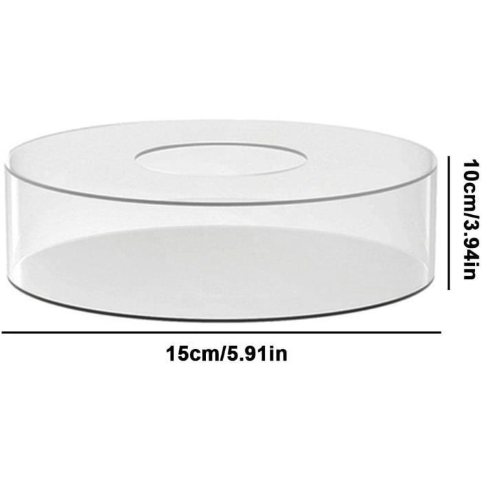 12pcs Cercles En Acrylique Transparent Disque Rond Transparent