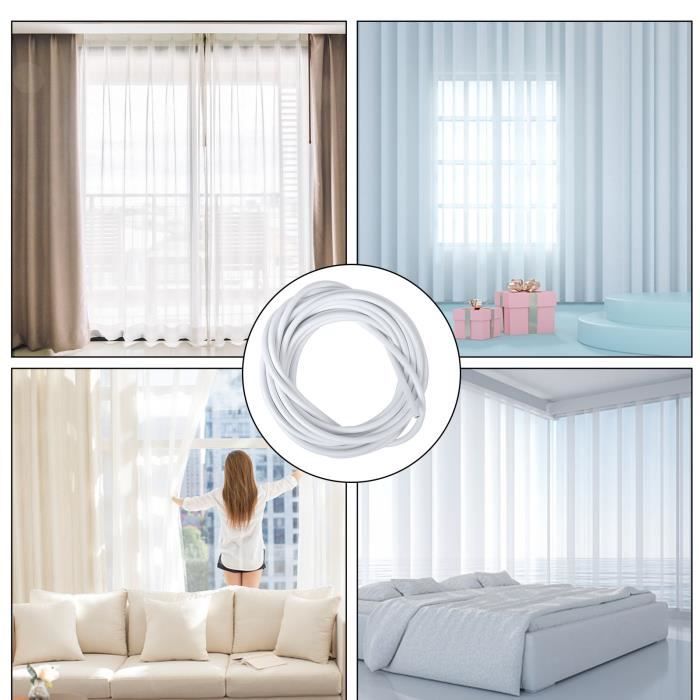 Set De Boutons-poids Pour Cordons De Store – 1 Ensemble Blanc – Accessoire Déco Rideaux Et Stores – Tirettes De Remplacement