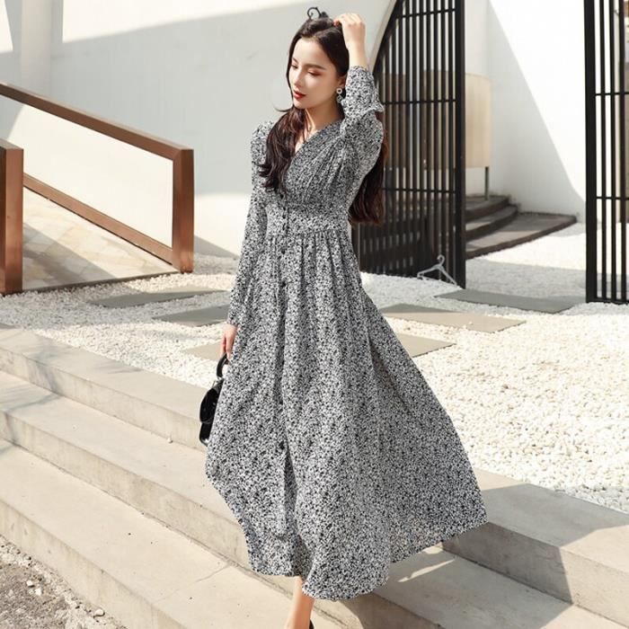 Robe simple mi longue sales