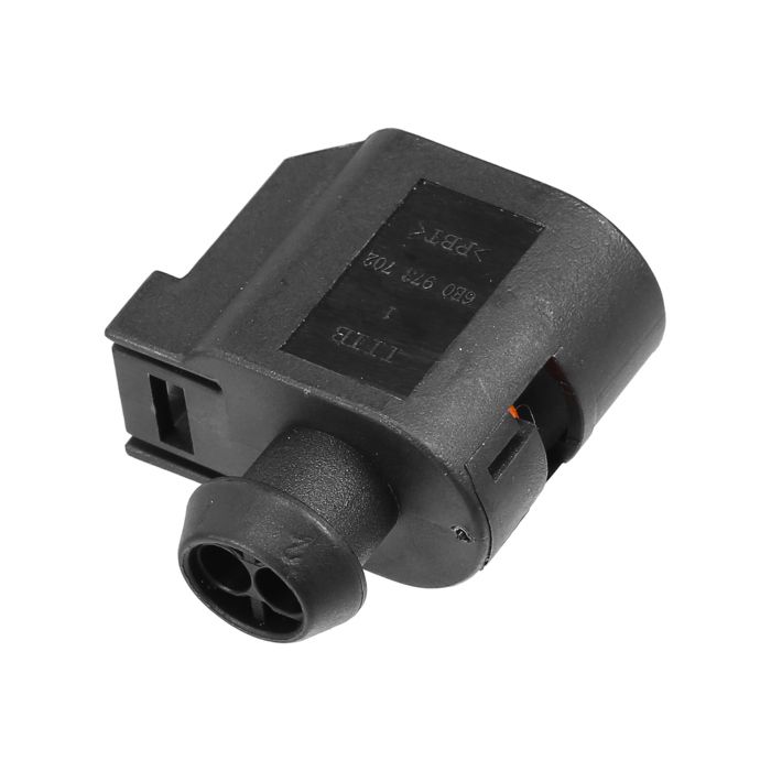 Partuto Conector De Sensor ABS De 2 Pines Conector De Terminal De Cable Macho Hembra Para Coche Para Toyota Plástico Negro 1 Set
