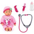 Bayer Design 93378AA Kit docteur poupée bébé avec son-0