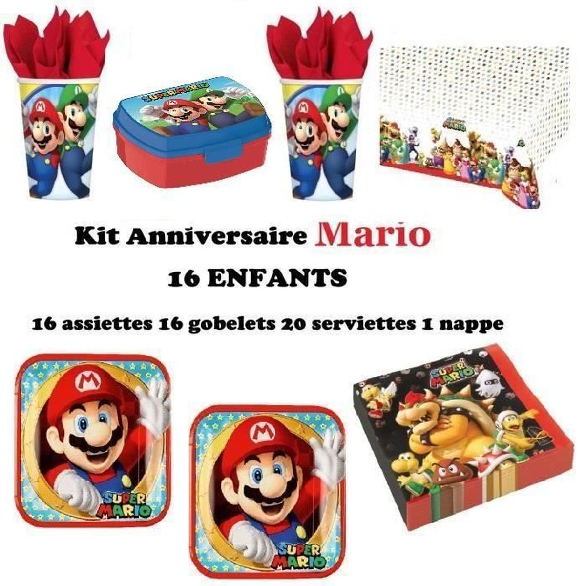 Toad Luigi Et Peach 8 Pailles Super Mario Bros Pour Fete D Enfant Et Anniversaire D Enfant Vaisselle Jeux Et Jouets Academiaclaret Org