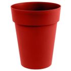 EDA PLASTIQUE EDA Vase Toscane mi-haut - Ø 44 x 53 cm - 50 L - Rouge rubis