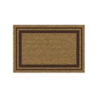 IDMAT Tapis coco - 40x60 cm - bord marron