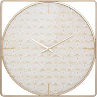 Horloge 'Christie' métal doré 58 x 58 cm Atmosphera - Couleur: Or
