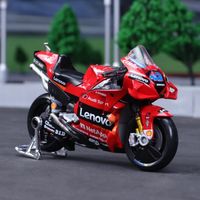 21 Ducati 43 sans boîte - Moto De Course Miniature Yamaha Sport Gp À L'échelle 1:18, Modèle Réduit En Alliage