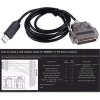Câble convertisseur USB vers DB25 RS232 - Modem nul FT231XS Driver pour Sharp X68K X68000 PC Communiquer Câble de programmation