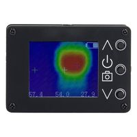 HURRISE Imageur thermique Mini Caméra D'imagerie Thermique Infrarouge avec écran de 1,8 Pouces pour la Mesure quincaillerie mesure