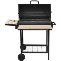 Barbecue à charbon 76x33.5cm avec chariot - ROBBY - SMOKER ONE XL