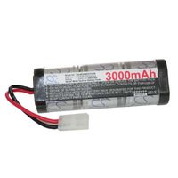 Batterie  Ni-MH 3000mAh 7.2V avec connecteur Tamiya pour modélisme RC - divers modèles réduits : voitures de course, hélicoptères…