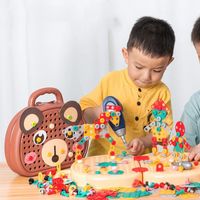 ZGEER Bote  outils de rparation pour enfants vis  vis manuelle bricolage jouets dentretien et de dmontage pour