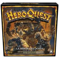 HeroQuest, pack de quête La horde des ogres, jeu de plateau, système de jeu HeroQuest requis