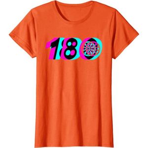 JEU DE FLÉCHETTE 180 Fléchettes Dart Triple 20 Joueur de fléchettes Vaporwave T-Shirt.[G3695]