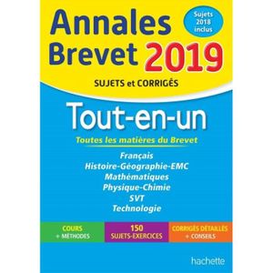 Annales Brevet Achat Vente Pas Cher