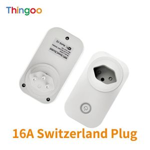 PRISE Prise Suisse 16A-Smartlife-Prise Électrique Intelligente avec Minuterie, Économiseur d'Massage, Télécommande,