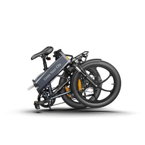 VÉLO ASSISTANCE ÉLEC Vélo électrique pliant ALORS gris - A20 XE - VAE - Mixte - 7 vitesses - Alliage d'aluminium