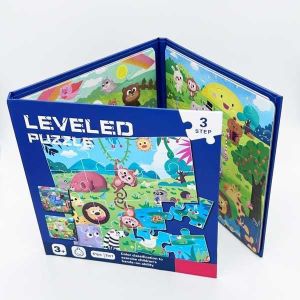 PUZZLE Livre Puzzle Magnétique en Bois Montessori, Jeux é