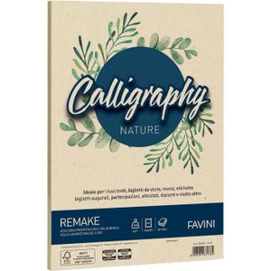 PAPIER A DESSIN A690664 Calligraphy Nature Remake Perle 120 g-m² F
