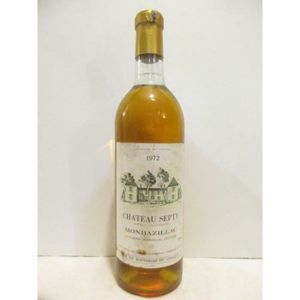 VIN BLANC monbazillac château septy liquoreux 1972 - sud-oue