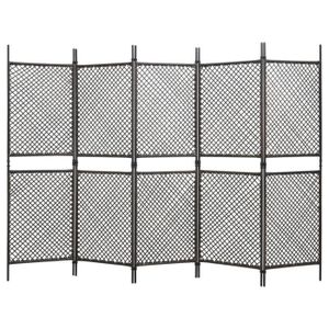 CLÔTURE - GRILLAGE Plus Moderne© Panneau de clôture Résine tressée 3x