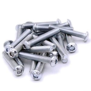 Homyl 10 Pcs M4 Boulon /à Plate /à T/ête Cylindrique En Alliage De Titane V/élo Vis Rondelle M4 x 15mm