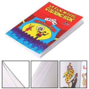 M 20.2x142cm - livre de coloriage magique pour enfants, cartes de